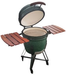 Гриль Kamado Euroliux E-21 BBQ, 130x73x122 см, зеленый цвет цена и информация | Грили | 220.lv