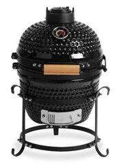 Grils Kamado Euroliux E-13 BBQ, 35x40.5x55 cm, melns cena un informācija | Grili | 220.lv