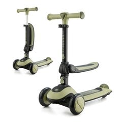 Kinderkraft scooter HALLEY GRASSLAND GREEN цена и информация | Самокаты | 220.lv