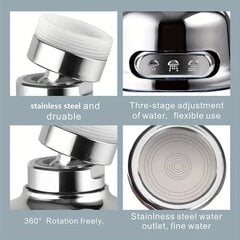 360 grādu virtuves jaucējkrāna aerators cena un informācija | Ūdens maisītāji virtuvei | 220.lv
