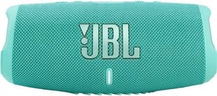 JBL Charge 5 Tirquoise mobilais skaļrunis cena un informācija | Skaļruņi | 220.lv