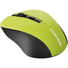 CANYON MW-1, dzeltena 2,4 GHz bezvadu optiskā pele ar 3 pogām, regulējama 800/1200/1600 DPI cena un informācija | Iekšējie cietie diski (HDD, SSD, Hybrid) | 220.lv