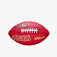 Wilson NFL Junior futbols ar Sanfrancisko 49ers komandas logotipu - oficiālais NFL produktu kolekcijas elements cena un informācija | Futbola formas un citas preces | 220.lv