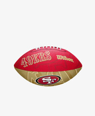 Wilson NFL Junior futbols ar Sanfrancisko 49ers komandas logotipu - oficiālais NFL produktu kolekcijas elements cena un informācija | Futbola formas un citas preces | 220.lv