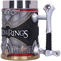 Lord of The Rings Aragorn Tankard, Silver, 15.5cm цена и информация | Атрибутика для игроков | 220.lv