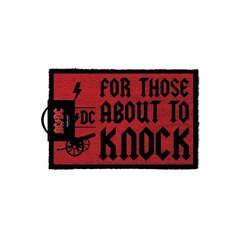 AC/DC - For those about to knock Doormat cena un informācija | Datorspēļu suvenīri | 220.lv