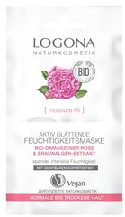 Logona Rozu ekstraktu maska, 15ml (NEMĒĶIJAIS PRODUKTS) cena un informācija | Sejas maskas, acu maskas | 220.lv