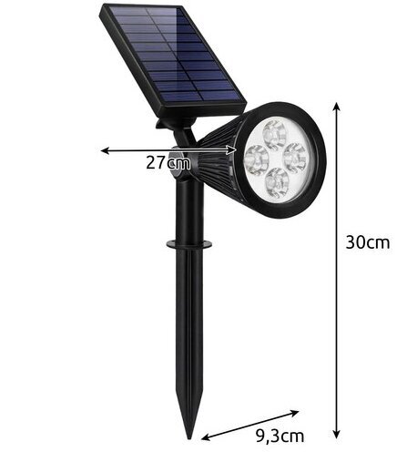 Dārza lampa ar saules bateriju - Gardlov cena un informācija | Āra apgaismojums | 220.lv