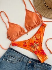 Bikini peldkostīms METALLIC ORANGE MIX DY0030-2015H_XL|DK0032-HB1H_XL cena un informācija | Peldkostīmi | 220.lv