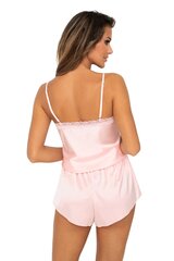 Атласная пижама с шортами TIFFANI PINK DONNA_TIFFANI_PIZ_PINK_L цена и информация | Женские пижамы, ночнушки | 220.lv