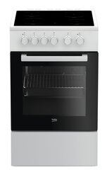 Prece ar bojātu iepakojumu. Beko FSS57000GW, keramiskā plīts, 50 cm, balts cena un informācija | Lielā sadzīves tehnika ar bojātu iepakojumu | 220.lv