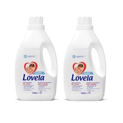 Lovela šķidrais mazgāšanas līdzeklis Baby Liquid Color, 2 x 1,45 l цена и информация | Средства для стирки | 220.lv