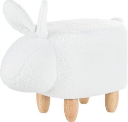 Детский пуф Beliani Bunny, белый цена и информация | Детские диваны, кресла | 220.lv