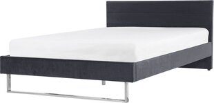 Кровать Beliani Bellou, 160x200 см, серая цена и информация | Кровати | 220.lv