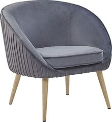 Кресло Beliani Tromso, серый/коричневый цена и информация | Кресла в гостиную | 220.lv