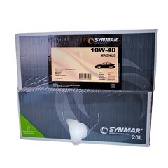 SYNMAR MAGNUS 10W-40, A3/B4, motoreļļa, 20L, bag in the box cena un informācija | Motoreļļas | 220.lv