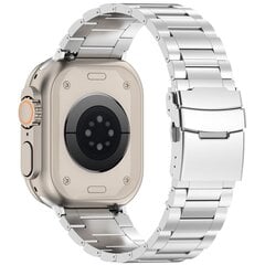 TECH-PROTECT NERŪSĒJOŠAIS PRO APPLE WATCH 4 | 5 | 6 | 7 | 8 | 9 | SE | ULTRA 1 | 2 (42 | 44 | 45 | 49 MM) SUDRABA KRĀSĀ cena un informācija | Viedpulksteņu un viedo aproču aksesuāri | 220.lv