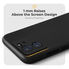 Чехол Moozy Minimalist для Xiaomi 13T, Xiaomi 13T Pro, тонкий матовый чехол, черный цена и информация | Чехлы для телефонов | 220.lv