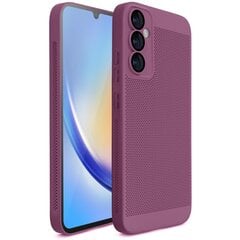 Moozy Samsung Galaxy A34 5G vāciņš ar ventilējošu dizainu VentiGuard Case, Violets cena un informācija | Telefonu vāciņi, maciņi | 220.lv