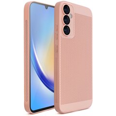 Moozy Samsung Galaxy A34 5G vāciņš ar ventilējošu dizainu VentiGuard Case, Rozā cena un informācija | Telefonu vāciņi, maciņi | 220.lv