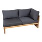 Modulārais dīvāns Home4You Serenity, pelēks cena un informācija | Dārza krēsli | 220.lv