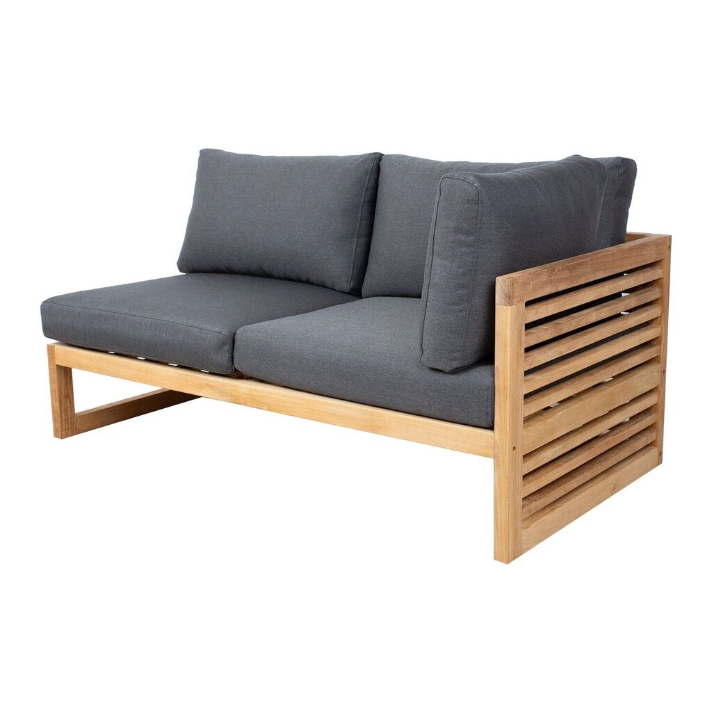 Modulārais dīvāns Home4You Serenity, pelēks цена и информация | Dārza krēsli | 220.lv