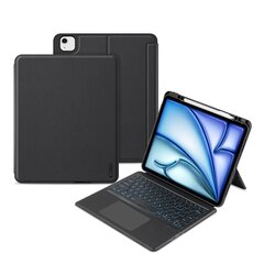 TECH-PROTECT SCMAG PILDSPALVA + TASTATŪRA IPAD AIR 13 2024 MELNS cena un informācija | Somas, maciņi | 220.lv