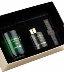 Mājas aromātu un aromātisko sveču komplekts ar sērkociņiem Premium Sorvella Perfume Spring Night, 120 ml cena un informācija | Mājas aromāti | 220.lv