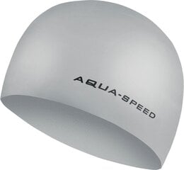 Peldcepure Aqua Speed Racing Cap 3D, sudraba cena un informācija | Peldcepures | 220.lv