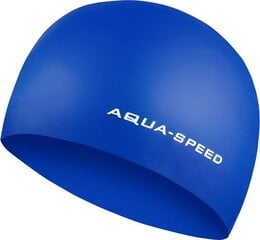 Peldcepure Aqua Speed Racing Cap 3D, zila cena un informācija | Peldcepures | 220.lv