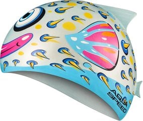 Bērnu peldcepure Aqua Speed Fish, krāsaina cena un informācija | Peldcepures | 220.lv