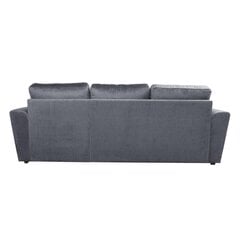 Stūra dīvāns Home4You Ingmar, 242x168/92x92cm, pelēks cena un informācija | Stūra dīvāni | 220.lv