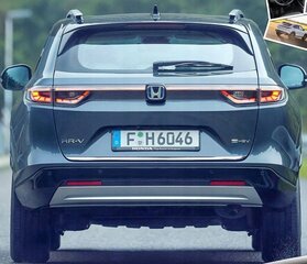 HONDA HR-V II - CHROM aizmugurējo durvju apdare цена и информация | Авто принадлежности | 220.lv