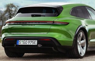 Porsche Taycan Turismo LIST CHROM Lid bagāžnieka vāks цена и информация | Авто принадлежности | 220.lv