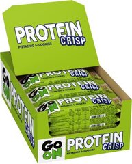 Proteīna batoniņš Go On Protein Crisp Pistachio&Cookies, 24 x 45 g cena un informācija | Batoniņi | 220.lv