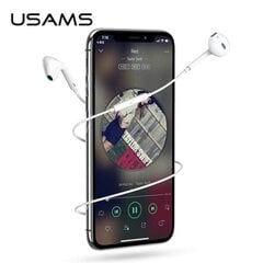 USAMS Słuchawki stereo EP-24 lightning iPhone 7|8|X|XS|XS Max|XR biały|white HSEP2401 цена и информация | Наушники | 220.lv