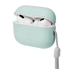 UNIQ etui Lino AirPods Pro 2 gen Silicone miętowy|mint green цена и информация | Аксессуары для наушников | 220.lv