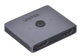 UNITEK SWITCH HDMI ДВУНАПРАВЛЕННЫЙ 2.1 8K 2IN1OUT цена и информация | Адаптеры и USB разветвители | 220.lv