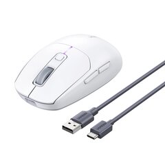 Ugreen MU103 Bluetooth 5.0 computer mouse | 2.4GHz USB receiver - white цена и информация | Мыши | 220.lv