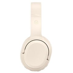 USAMS Słuchawki Bluetooth 5.3 nauszne Yun Series beżowy|beige TDLYEJYX02 (USAMS-YG23) цена и информация | Наушники | 220.lv