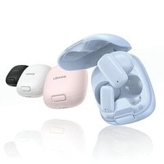 USAMS Słuchawki Bluetooth 5.3 TWS ID Series bezprzewodowe biały|white BHUID02 (ID25) цена и информация | Наушники | 220.lv