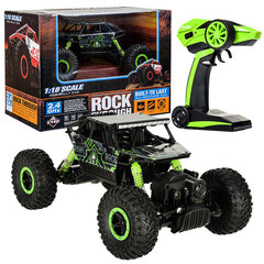 RC auto Rock Crawler HB 2.4GHz 1:18 MaxDrive, zaļš cena un informācija | Rotaļlietas zēniem | 220.lv