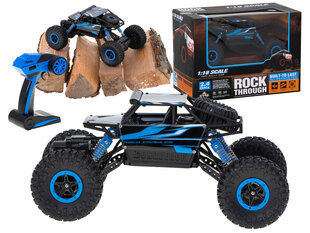 Радиоуправляемая машинка Rock Crawler HB 2,4 ГГц 1:18 синяя  MaxDrive цена и информация | Игрушки для мальчиков | 220.lv