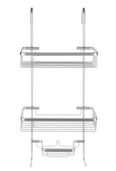 Полочка для душа подвесная Малатек - серебро цена и информация | Аксессуары для ванной комнаты | 220.lv