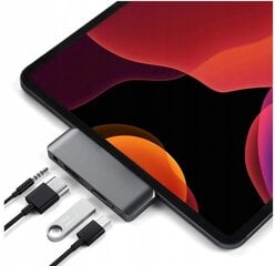 Adapteris 4in1 HUB USB-C 3.0 HDMI 4K JACK priekš iPad Pro цена и информация | Чехлы для планшетов и электронных книг | 220.lv