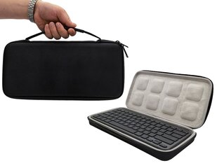 Korpuss HARD priekš Logitech MX KEYS MINI tastatūras cena un informācija | Somas portatīvajiem datoriem | 220.lv