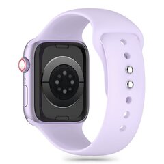 TECH-PROTECT SILIKONA APPLE WATCH 4 | 5 | 6 | 7 | 8 | 9 | SE (38 | 40 | 41 MM) ELEGANTĀ VIOLETĀ KRĀSĀ cena un informācija | Viedpulksteņu un viedo aproču aksesuāri | 220.lv