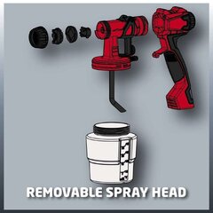 EINHELL PAINT GUN TC-SY 700 S SPRAY SYS цена и информация | Пульверизаторы для краски | 220.lv