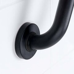 GRAB BAR SAM S. BLACK MATT. ALUMĪNIJA cena un informācija | Cilvēkiem ar īpašām vajadzībām | 220.lv