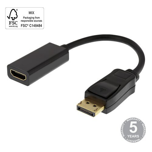 Adapteris Deltaco HDMI cena un informācija | Adapteri un USB centrmezgli | 220.lv